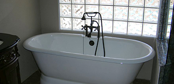 bathroom tub install